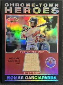 NOMAR GARCIAPARRA 2004 Topps Chrome #CHR-NG CHROME TOWN HEROES RELICS G/U BAT - Picture 1 of 4