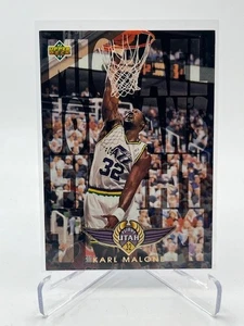 1993-94 UPPER DECK KARL MALONE MICHAEL JORDAN'S FLIGHT TEAM #FT13 HOF JAZZ - Picture 1 of 1