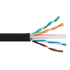 CAT6e CMR PVC CABLE BLACK - Photo 1/1