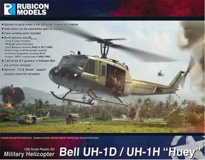 Campana de helicóptero militar Rubicon Models UH-1D / UH-1H "Huey" 1/56 28 mm US GIs Vi - Imagen 1 de 1