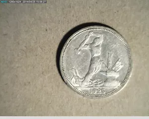 1925 Russia, Half Ruble, High Grade Silver (Rus-27) - Picture 1 of 2