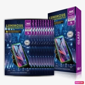 4xLuminous Glowing Tempered Glass Screen Protector iPhone 14, 14 Pro, 14 Pro Max - Picture 1 of 12