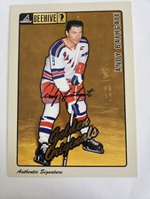 1997-98 Pinnacle Beehive Authentic Signature Andy Bathgate Auto 5X7 Rangers