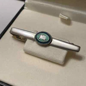 Burberry Tie Clip Tiebar Charging Knight Prorsum Logo - Picture 1 of 3