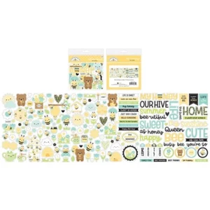 Doodlebug ~ BEE HAPPY ~ Todas las cosas troqueladas - Imagen 1 de 1