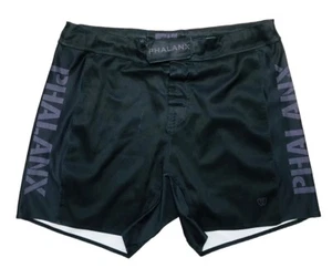 Phalanx Shorts Men’s 36 Black Jiujitsu MMA Grappling Combat - Picture 1 of 12
