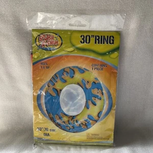 Lot of 2 Splash-N-Swim Brightly Colored Flames 30" Swim Rings - Picture 1 of 2