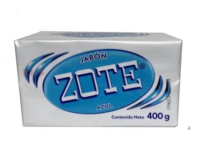 ZOTE LAUNDRY SOAP AZUL Washing Clothes Laundry 14.1oz Detergent Jabon (1 Bar)