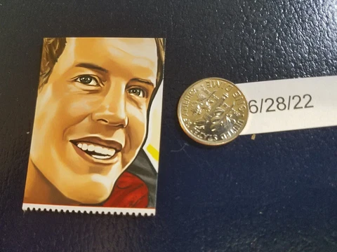 Sebastian Vettel Driver 2013 Republique De Guinee 1 Side Perforated Stamp (e) Cover