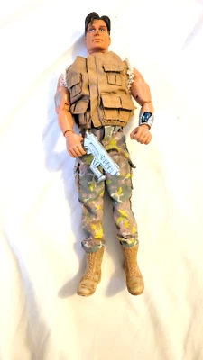 Figura de acción MAX STEEL - GI JOE 12" totalmente articulada escala Mattel 1998 tatuaje  Foto 1 de 4