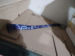 Indianapolis Colts #12 Andrew Luck NFL Football Player Action Lanyard NWT - Picture 1 of 6