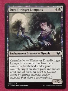 Magic The Gathering COMMANDER 2015 C15 DREADBRINGER LAMPADS black card MTG - Picture 1 of 2