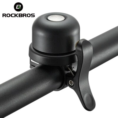 ROCKBROS Bike Bell Alloy Copper Handlebar Horn Classic Loud Sound High Decibel - Image 1 of 4