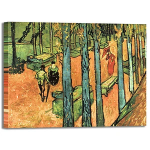Van Gogh les alyscamps design quadro stampa tela dipinto telaio arredo casa - Picture 1 of 4