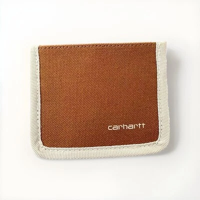 CARHARTT WIP CARSTON CARDHOLDER HAMILTON BROWN/WHITE - Image 1 of 2