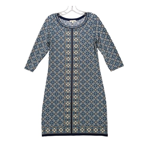 VETEMENTS Abito Max Studio Stampa Geometrica 3 4 Tg S Mod Boho