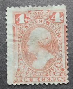 SCOTT RB14A REVENUE USED 2 CENT RED BROWN 1875-81 - Picture 1 of 1