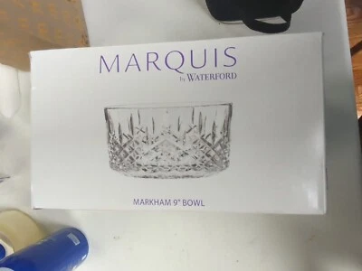 Marquis By Waterford Markham Clear Crystal 9 in. Bowl NEW - Image 1 of 4