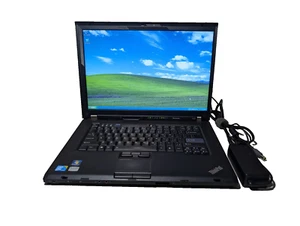 Lenovo ThinkPad T500 Laptop Core 2 Duo 15" 4GB 500GB Windows XP MINT Condition - Picture 1 of 21
