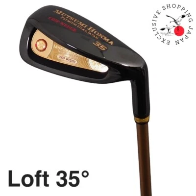 Mutsumi Honma Golf Chipping Wedge Chipper Club Loft 35° Carbon Shaft Flex SR New - Image 1 of 4