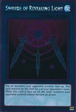 Swords of Revealing Light Spell Platinum Rare Yugioh Card Single NKRT-EN025