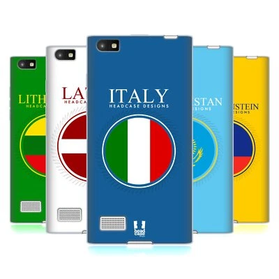 HEAD CASE DESIGNS FLAG PATCHES SET 2 GEL CASE & WALLPAPER FOR BLACKBERRY PHONES - Image 1 of 4