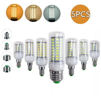 Led Corn Bulbs 24ledss 69leds 6000k 4500k 3000k E12 E14 E27 B22 Smd5730 360/beam - Image 1 of 4