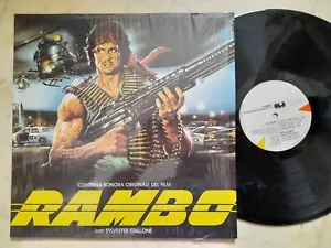 RAMBO Same OST *1983 ITALIAN VINYL PRESSING*DIFFERENT COVER*Jerry Goldsm*NM* - Bild 1 von 5