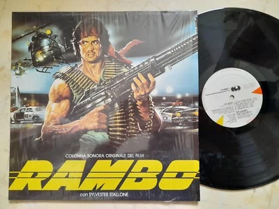 RAMBO Same OST *1983 ITALIAN VINYL PRESSING*DIFFERENT COVER*Jerry Goldsm*NM* - Bild 1 von 4