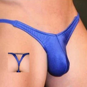 81-212 HERREN Mini G String TANGA Badehose BULGE THONG in BLAU BLUE in M-3XL - Picture 1 of 132