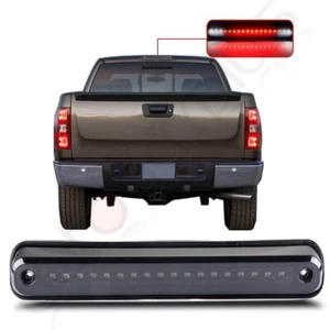 FOR 1988-1998 CHEVY GMC C1500 K1500 BLACK LED THIRD 3RD BRAKE CARGO LIGHT LAMP - Picture 1 of 12