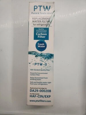 Refrigerator Filter By Pure & Taste Well PTW-3 For Samsung & Kenmore - Image 1 of 4