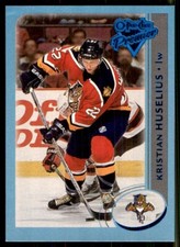2002-03 O-Pee-Chee Premier Blue Kristian Huselius 394/500 Florida Panthers #86