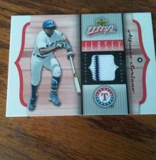 2005 Upper Deck MVP Alfonso Soriano Jersey Relic #GU-AS Texas Rangers