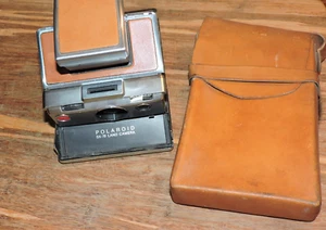 Cámara terrestre Polaroid SX 70 de colección con estuche se vende como está para piezas/reparación SIN PROBAR - Imagen 1 de 23