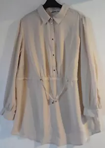 Blusa túnica larga Bonprix Stone talla 24 top transparente - Imagen 1 de 6