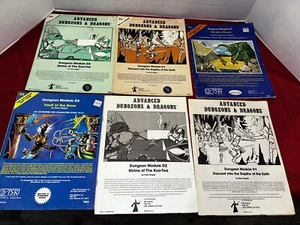 ADVANCED D&D DUNGEON MODULES TSR 1978 - Picture 1 of 18
