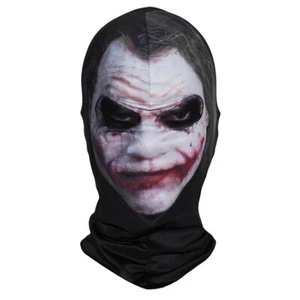 BATMAN IL CAVALIERE OSCURO film 3D JOKER FACE maschera passamontagna cappuccio cosplay viso intero - Foto 1 di 5