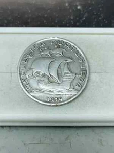 PORTUGAL / 1954 - 10 ESCUDOS / SILVER COIN - Picture 1 of 2