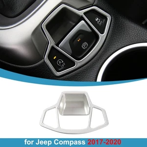 Electronic Handbrake Frame Panel Cover Trim for Jeep Compass 2017-2020 Silver - Picture 1 of 13