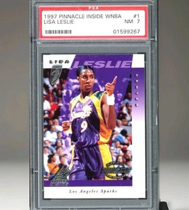 1997 Pinnacle - Lisa Leslie (RC) Inside WNBA Rookie #1 PSA 7 - Picture 1 of 2
