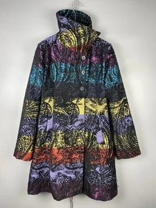 Abrigo largo con botones multicolor bloque de color Desigual para mujer talla 40/M - Imagen 1 de 20