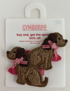 Gymboree Lots Of Dots Line Hair Clips Accessories Puppy Dog Barrettes - Picture 1 of 4