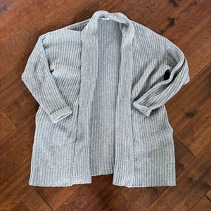 Kimchi Blue Anthropologie Women's Knit Sweater Chunky Knit Gray Cardigan - Picture 1 of 7