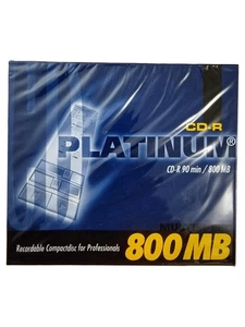 Platinum CD-R Rohlinge 800MB 90min Recordable Compact Disc Blau NEU - Bild 1 von 4
