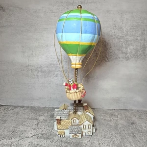 Vtg George Good Hot Air Balloon Music Box Plays Around The World In 80 Days 1986 - Picture 1 of 8