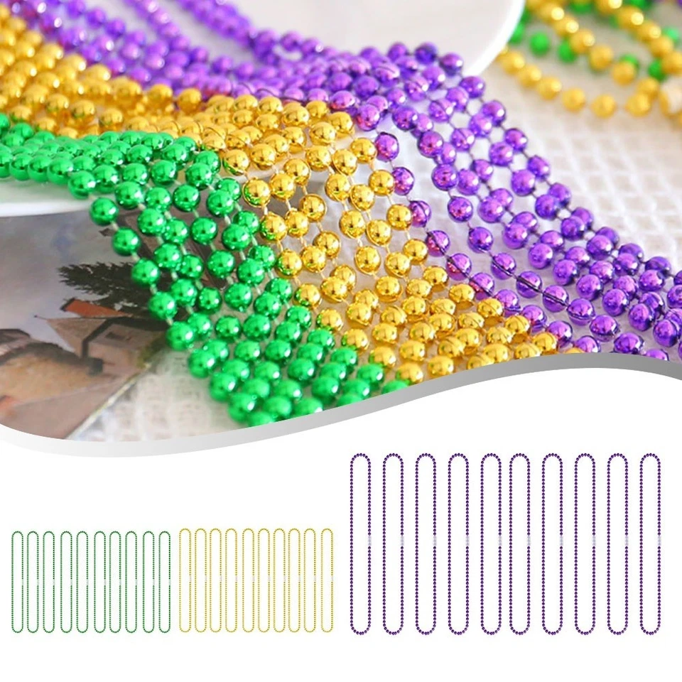 Urlaub Party Perlenschnur Bunt Halskette Dekorationen Druable Praktisch - Bild 1 von 4