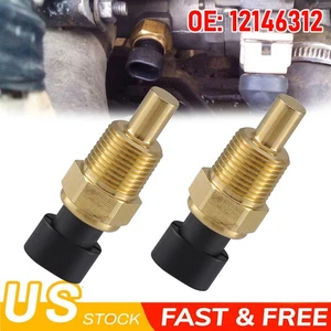 2Pcs Engine Coolant Temperature Sensor Water Temp Sender 12146312 for Chevy GMC - Foto 1 di 16