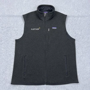Patagonia Better Sweater Fleece Vest Mens XL Black Full Zip Outdoor Hiking 25881 - Picture 1 of 12
