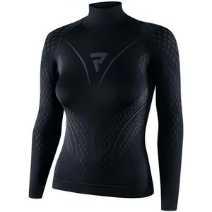 T-shirt termoattiva moto donna REBELHORN THERM II nera/grigia - Picture 1 of 6